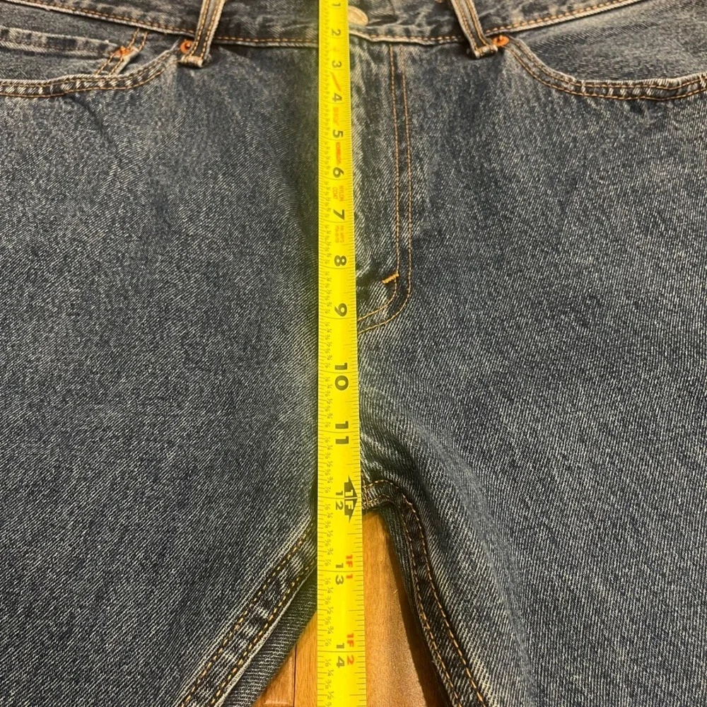 Levi's 505 Regular Fit Jeans Mens 38x29 Blue Medium Wash Straight Leg Classic